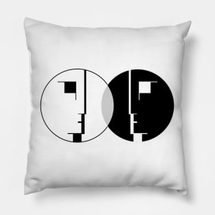 Bauhaus - Twins - Without My Dark Side, I Am Nothing! Pillow