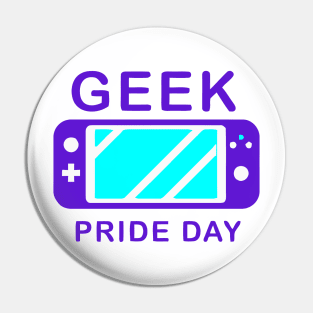 Geek Pride Day With Emulator Game Pin