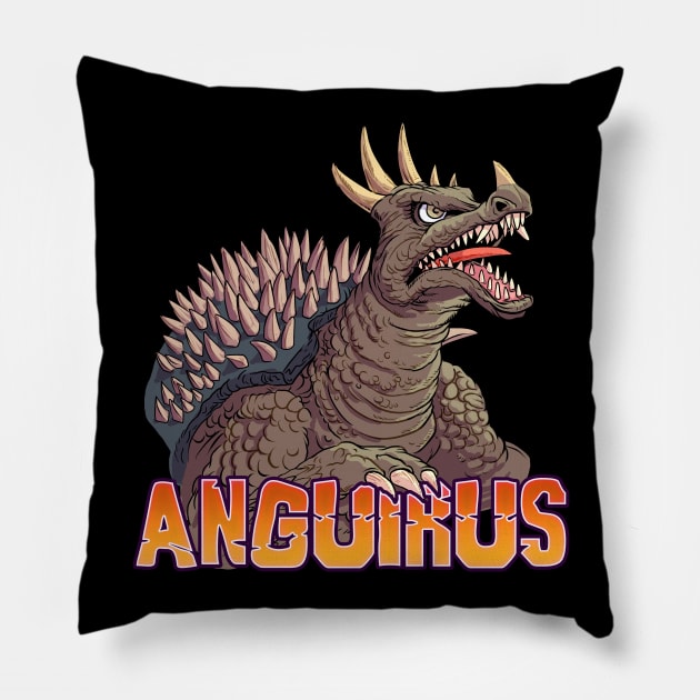 Anguirus Pillow by Creepsandbabes