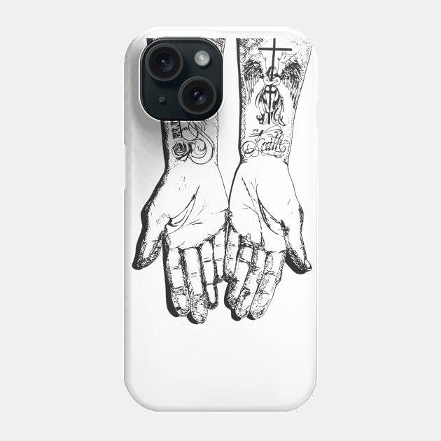 Tattooed Arms - Illustration Collection Phone Case by EliteMMXIV