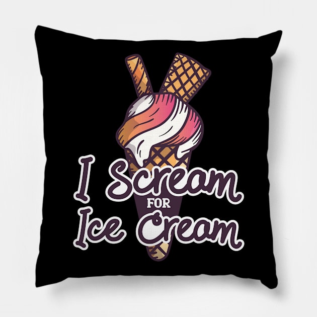 Ice Cream Pillow by EarlAdrian