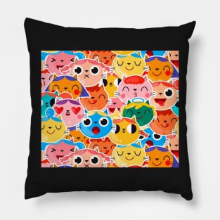Colorful Face Pillow