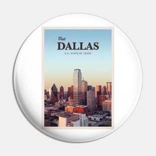 Visit Dallas Pin