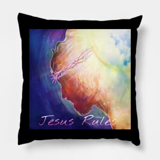 Jesus Rules Pillow