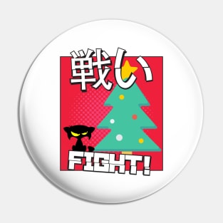 funny christmas cat – Cat versus Christmas: fight! Pin