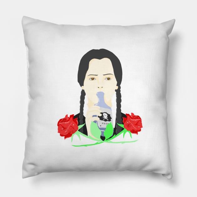 Addams Pillow by ImSomethingElse