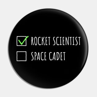 Rocket Scientist Pin