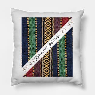 African roots, global tribe, African tribal Pillow