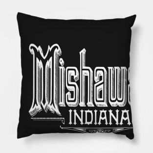 Vintage Mishawaka, IN Pillow