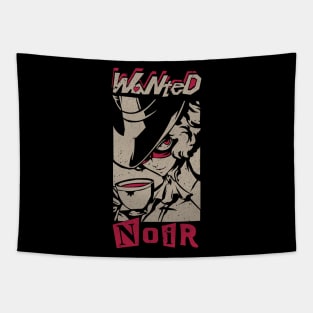 Wanted Noir Tapestry