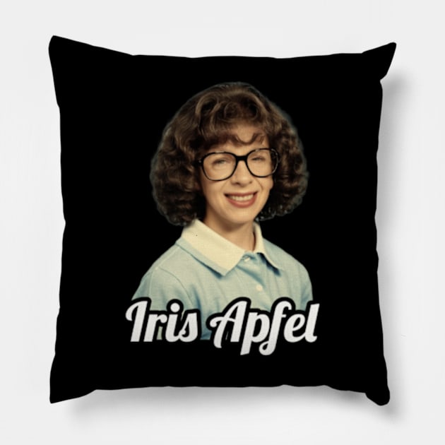 Retro Iris Pillow by Defective Cable 