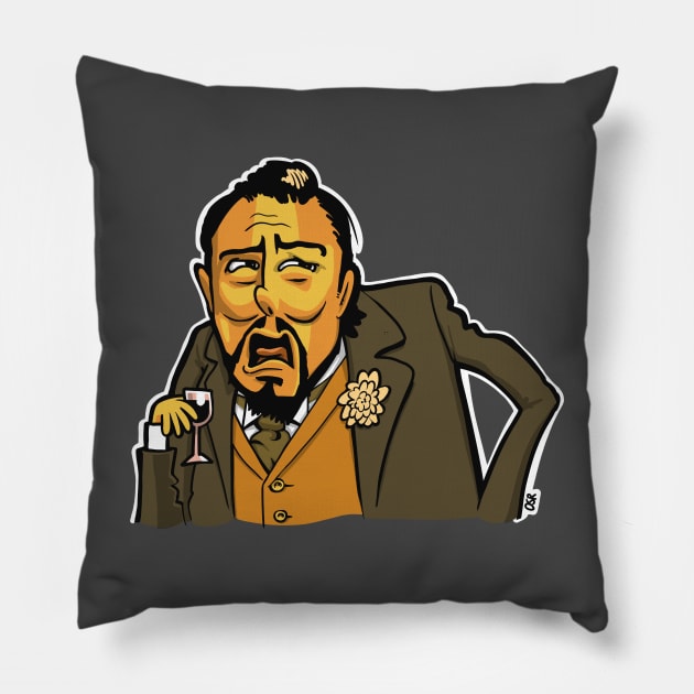 leonardo meme Pillow by oscarsanchez