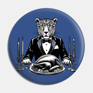 Leopard Thanksgiving Pin