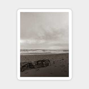 Stranded Lobster Trap on a New Brunswick Beach V4 Magnet