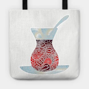 Silver çay Tote