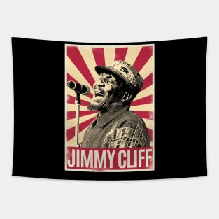 Retro Vintage Jimmy Cliff 80s Tapestry