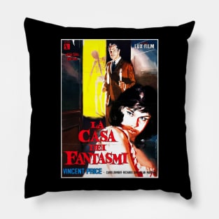 House on Haunted Hill (Italian Poster) Pillow