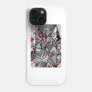 Geometric mess Phone Case