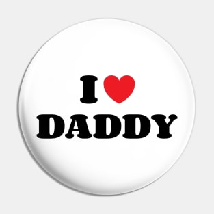 I Heart Daddy Pin