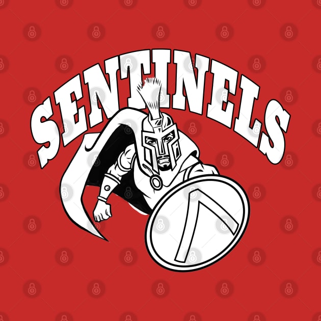 Sentinel mascot by Generic Mascots