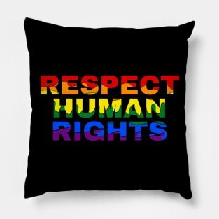 Respect Human Rights Pillow