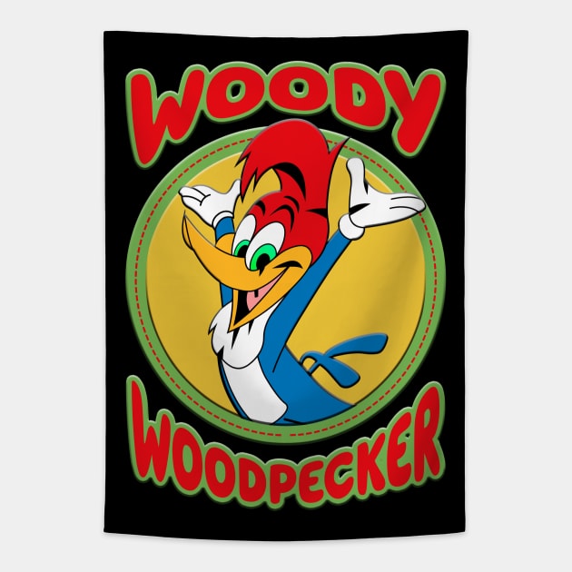 WOODY WOODPECKER BOOT Tapestry by hackercyberattackactivity