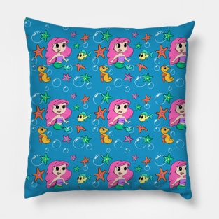 Chibi Sea Pattern Pillow