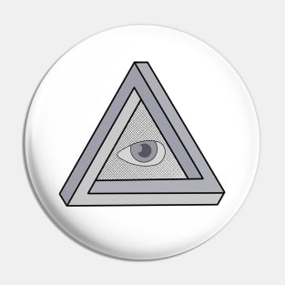 The Impossible Triangle and The Eye of God Pin