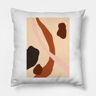 Abstract Earth Tones 3.3 Pillow