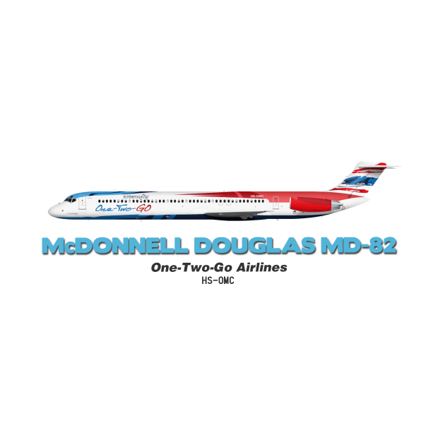 McDonnell Douglas MD-82 - One-Two-Go Airlines by TheArtofFlying