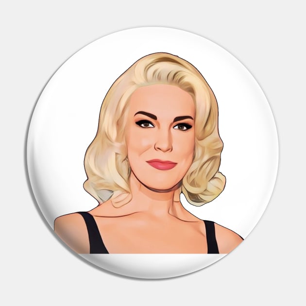 Hannah Waddingham Cartoon Pin by baranskini