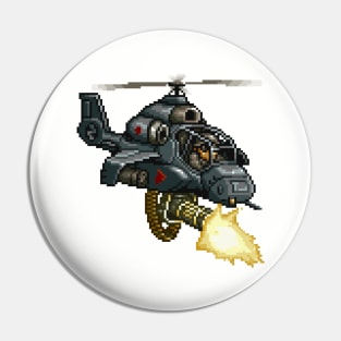 Metal Slug Helicopter Pin