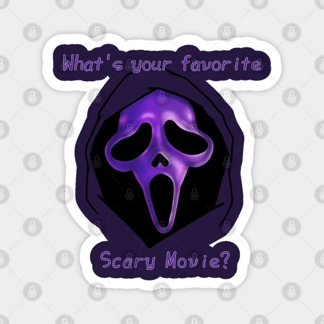 Ghost Face Mask - What’s Your Favorite Scary Movie | Sticker