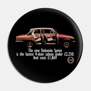 TRIUMPH DOLOMITE SPRINT - advert Pin