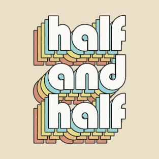 Retro Half And Half T-Shirt