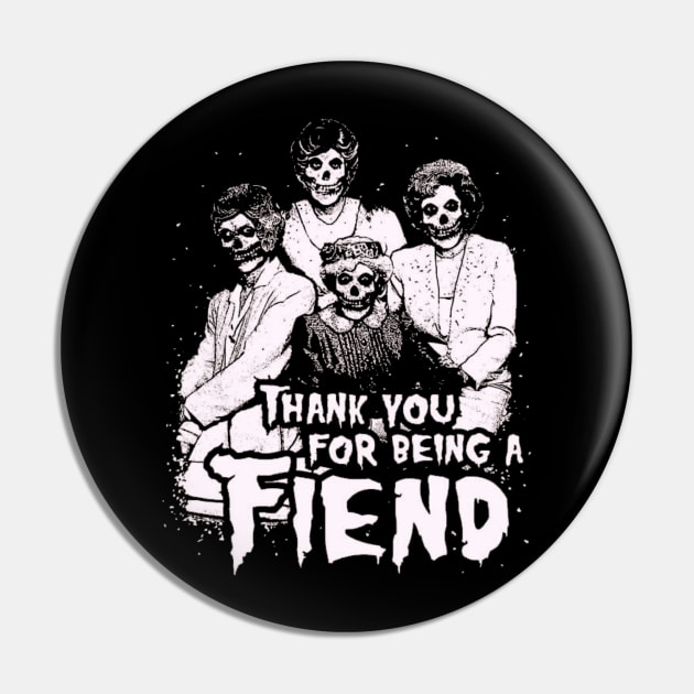 Golden Girls Metal Version Pin by faeza dsgn