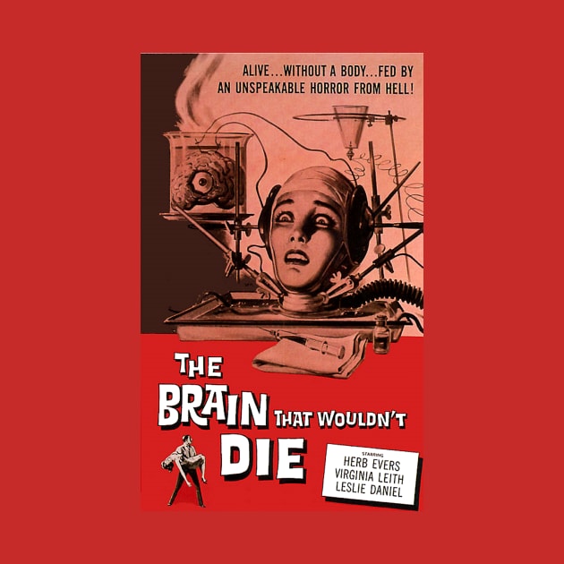 Classic Science Fiction Movie Poster - The Brain That Wouldn;t Die by Starbase79