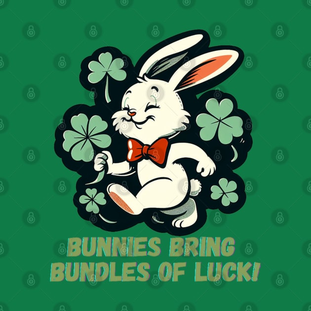 Bunnies bring bundles of luck! by DShirt_Republic