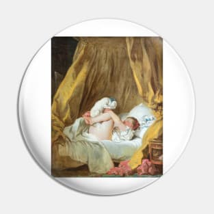 Girl with dog - Jean-Honoré Fragonard Pin