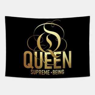 Queen Supreme Being (gold) Tapestry