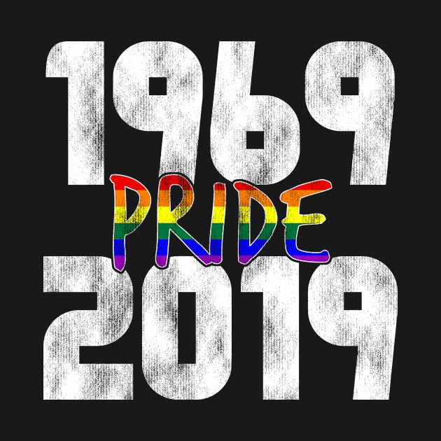 1969-2019 50th Pride Anniversary by wheedesign