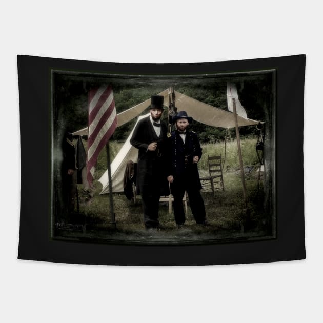 Lincoln and Grant Tapestry by rgerhard