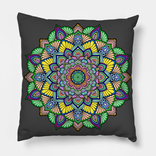 The Colors of Life Pillow by Shine Design Blossom