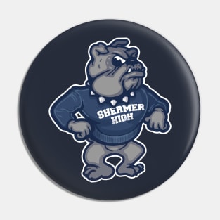 Shermer High Bulldog Mascot Pin