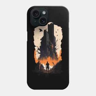 Enigmatic Zombies City art Phone Case