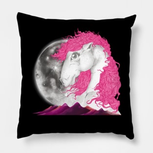 white horse Pillow