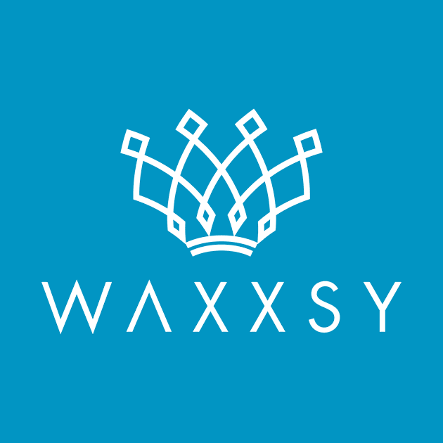 Full White Waxxsy Logo by Waxxsy