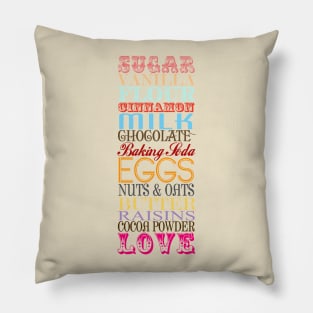 sugar chic subway tee Pillow