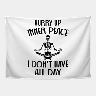 Meditating Skeleton - Funny Yoga Tapestry