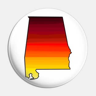 Alabama Sunset Pin